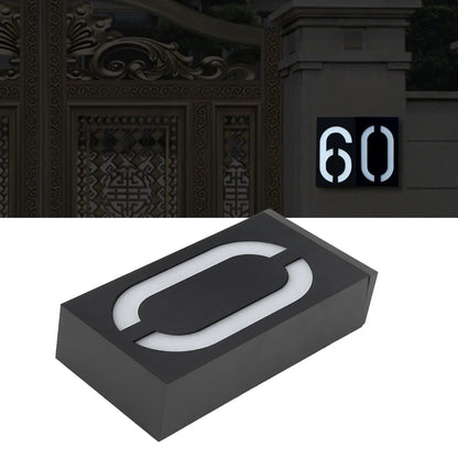 Bright Solar Powered House Number Lamp