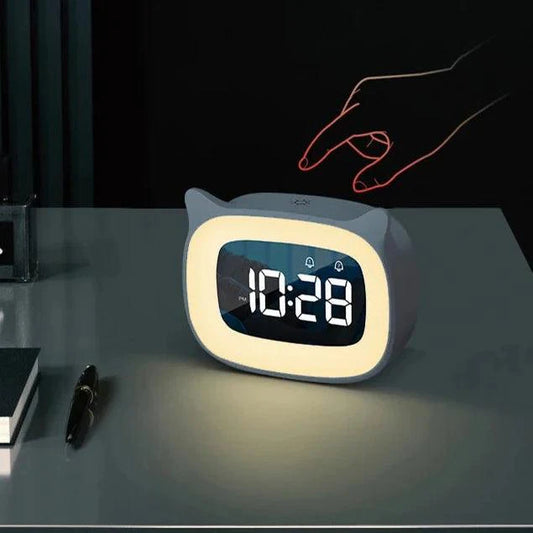 Smart LED Alarm Clock with USB Charging and FM Radio - Fesara