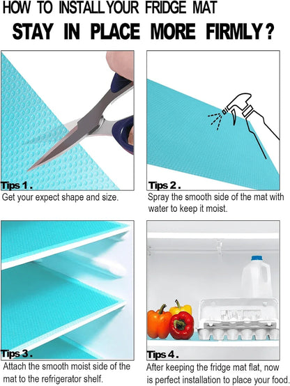 Premium Fridge Mats | Non-Slip | BPA-Free | 29x45cm