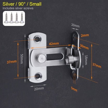 Easy Slide Closet Cabinet Lock