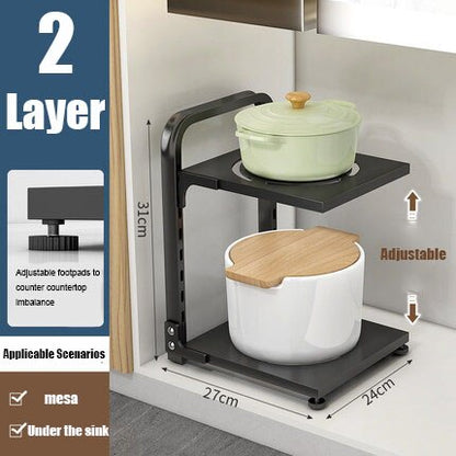 Space Saving Collapsible Corner Shelf Rack - Fesara