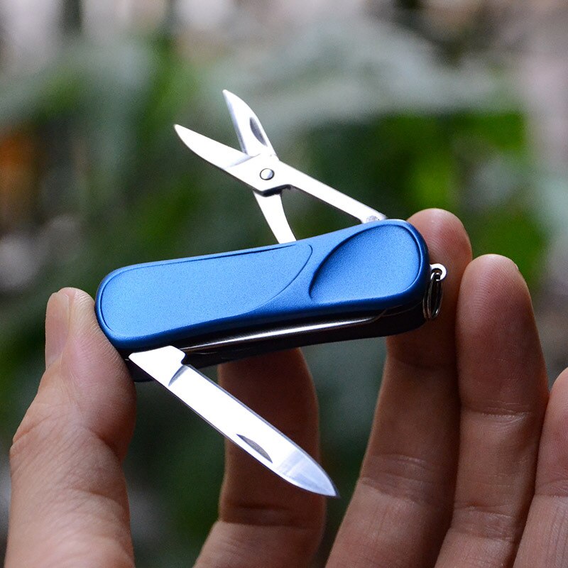 Practical 10in1 Steel Multi Tool Keychain