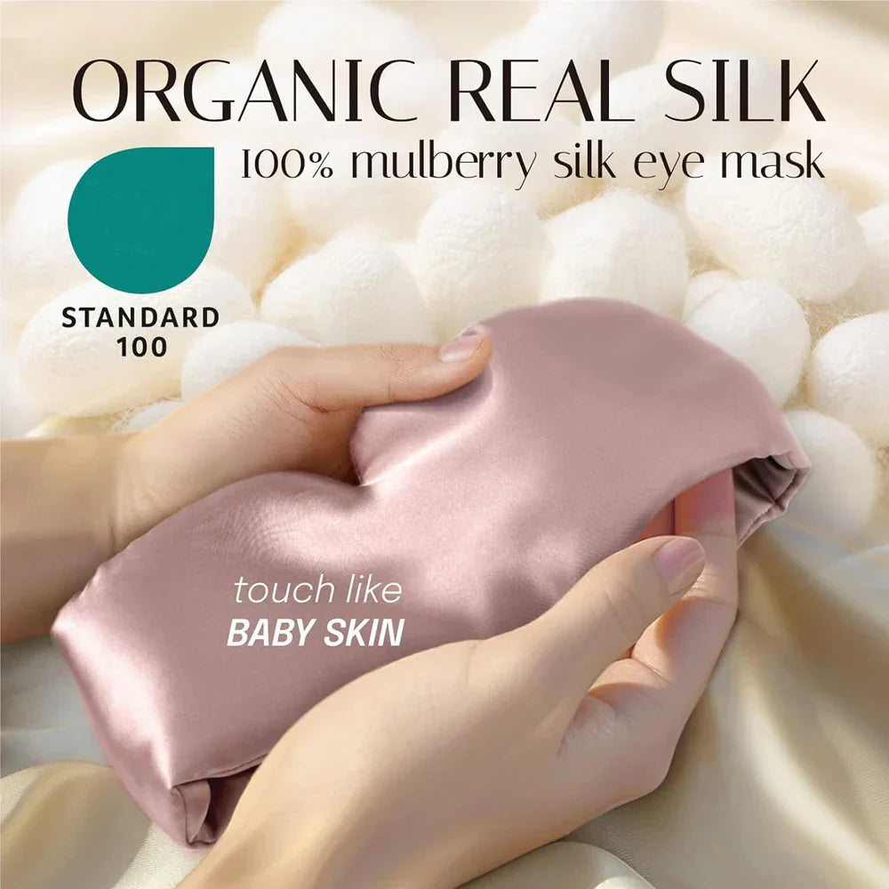 Soft Silk Sleep Eye Mask for Better Rest