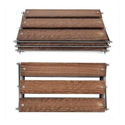 Space Saving 3-Tier Folding Storage Shelf