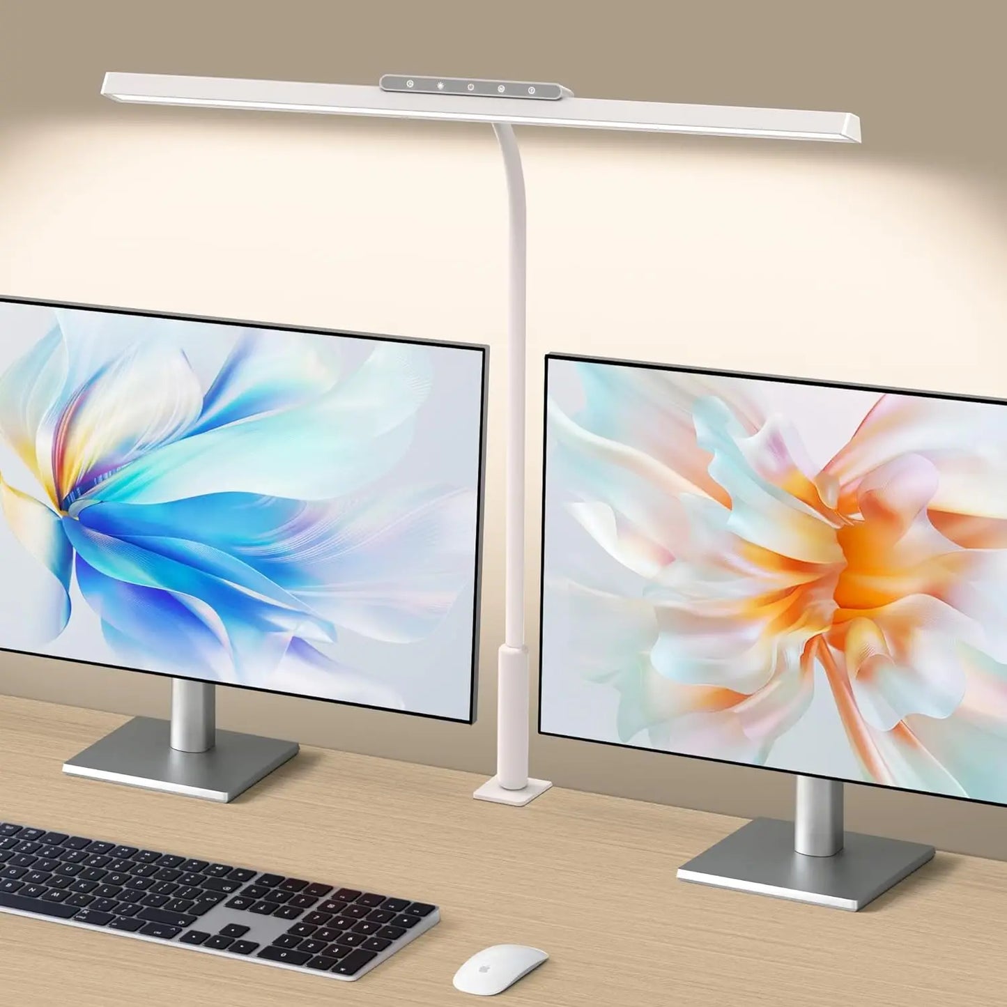 Bright LED Clamp Desk Lamp with Wide Lighting