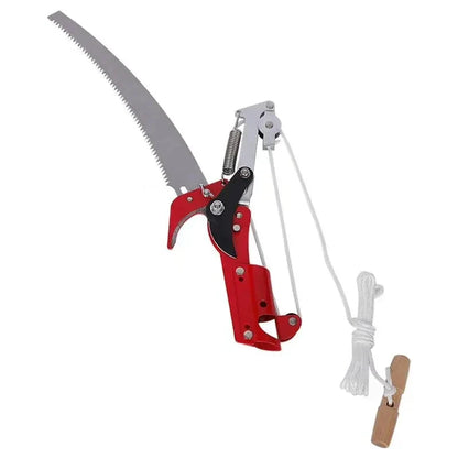 Long Reach Tree Pruner with Sharp Steel Blade