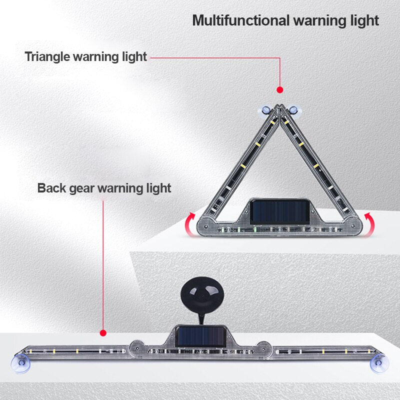 Portable Solar Powered Car Safety Light