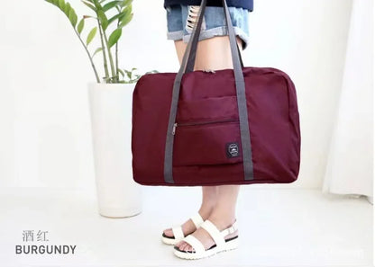 Compact Folding Travel Duffel Bag Waterproof & Spacious