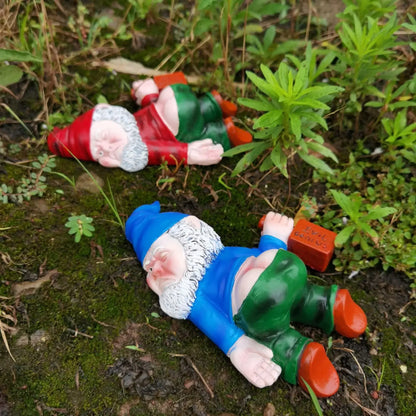 Funny Outdoor Garden Gnome Statue