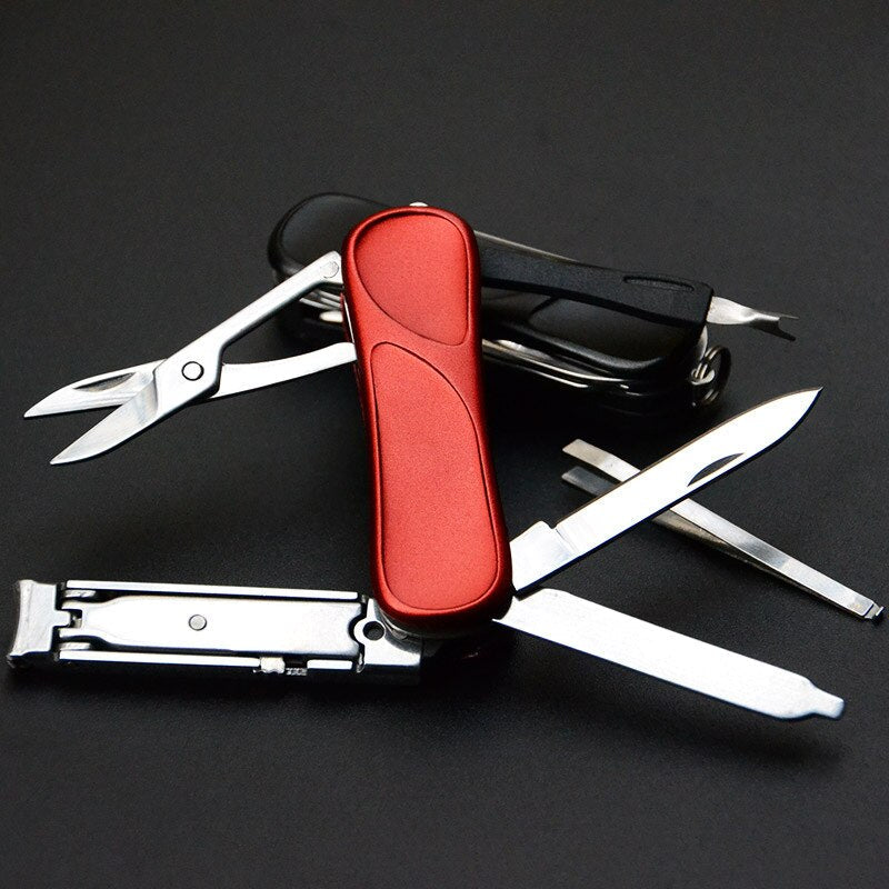 Practical 10in1 Steel Multi Tool Keychain