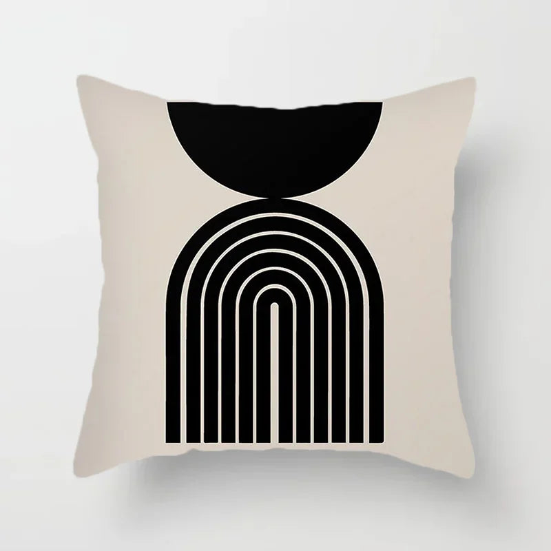 Stylish Geometric Pattern Cushion Cover