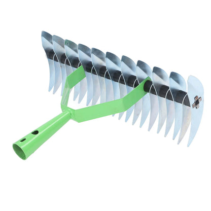Garden Rake Head Stainless Steel Lawn Aerator Tool