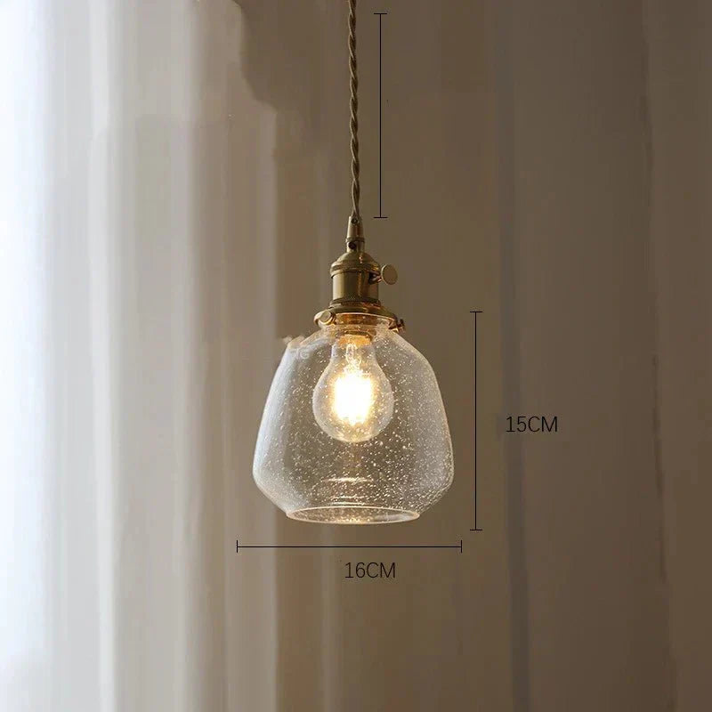 Classic Vintage Glass Table Lamp - Fesara