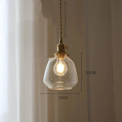 Classic Vintage Glass Table Lamp - Fesara