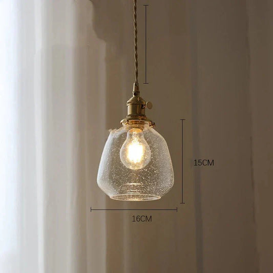 Classic Vintage Glass Table Lamp - Fesara