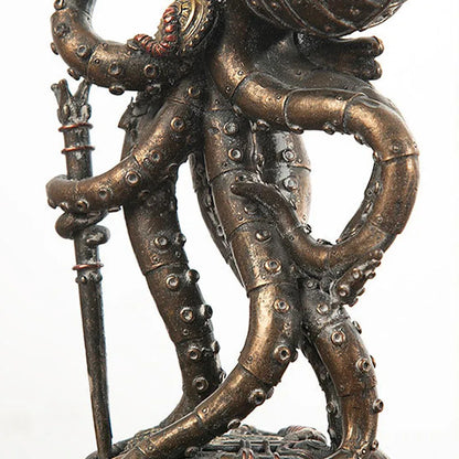 Unique Octopus Gear Clockwork Desk Figures