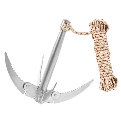 Durable Folding Boat Anchor with Secure Grip Hook