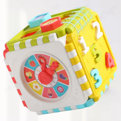 Fun Educational Toy Cube with Shapes and Colors