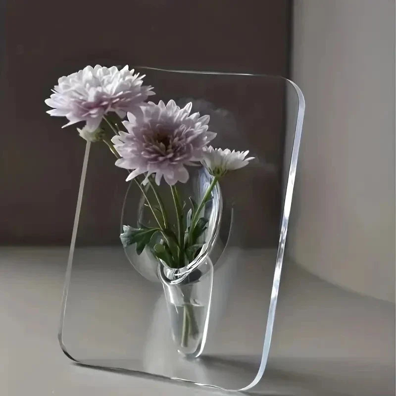 Elegant Glass Embedded Flower Vase