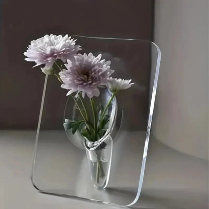 Elegant Glass Embedded Flower Vase