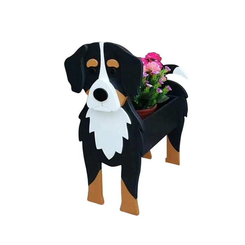 Cute Dog Planter Pot - Fun Pet Flower Container