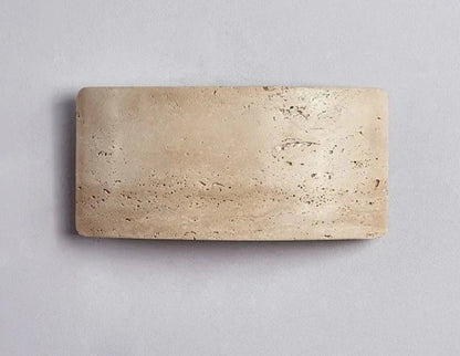 Simple Stone Wall Light Fixture