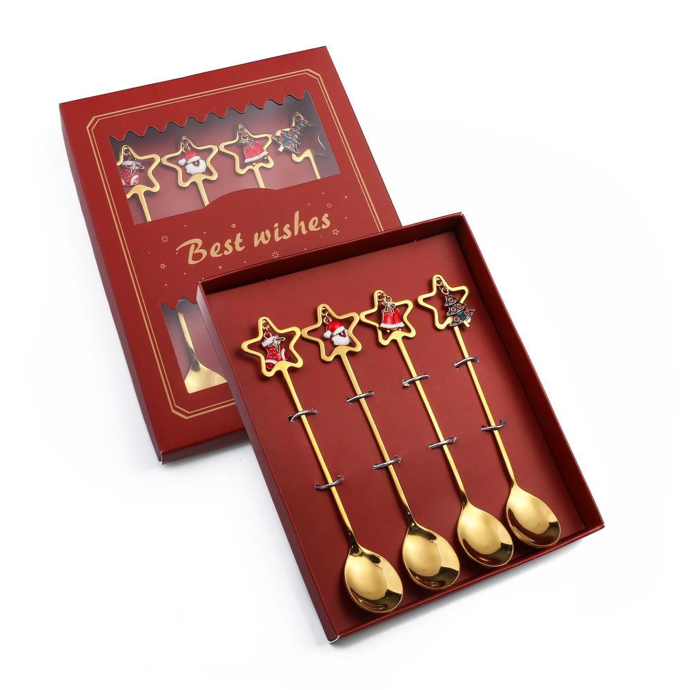 Holiday 4 Piece Santa Table Setting Set