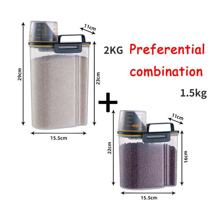 Fresh Pet Food Keeper Measuring Storage Container