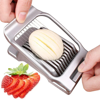 Easy Egg Slicer with Sharp Stainless Steel Blades - Fesara