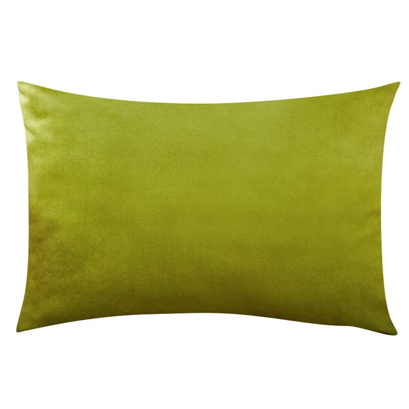 Soft Velvet Pillow in Bright Pastel Shades
