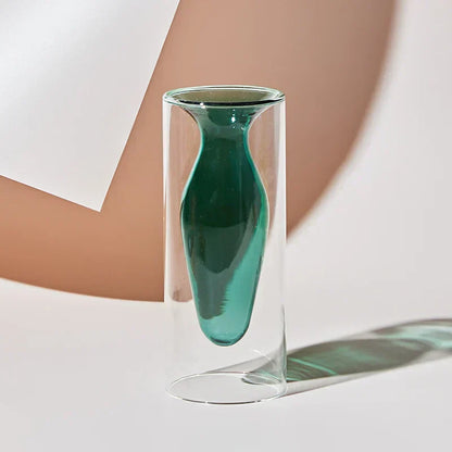 Beautiful Handmade Coloured Glass Vase