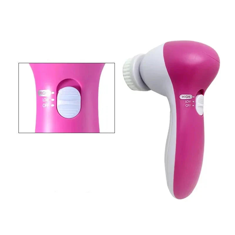 Advanced 5-in-1 Facial Cleanser and Exfoliator Tool
