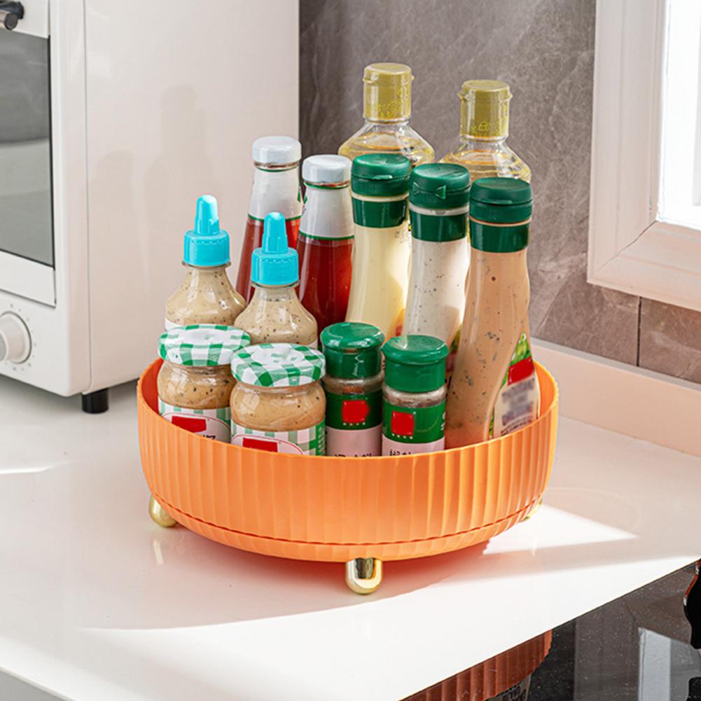 Spinning 360 Degree Kitchen Spice Storage Rack