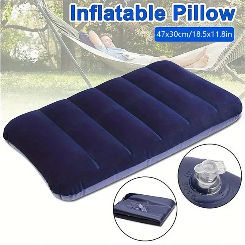 Portable Compact Inflatable Travel Neck Pillow