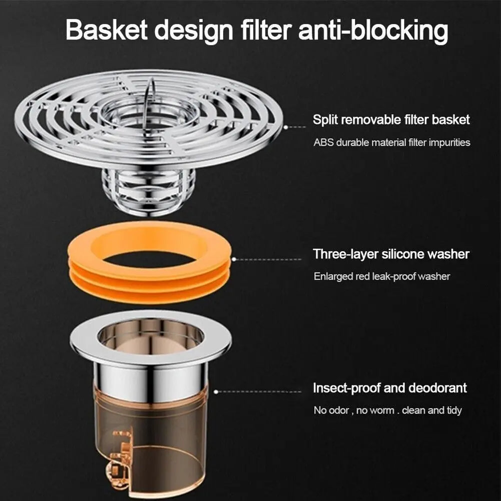 Easy Clean Magnetic Drain Strainer Cover