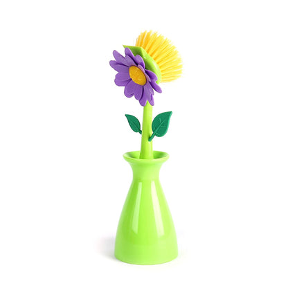 Soft Bristle Flower Planter Cleaning Brush