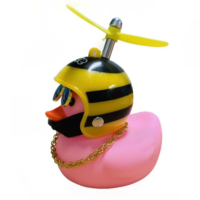 Duck Bike Bell with Safety Helmet