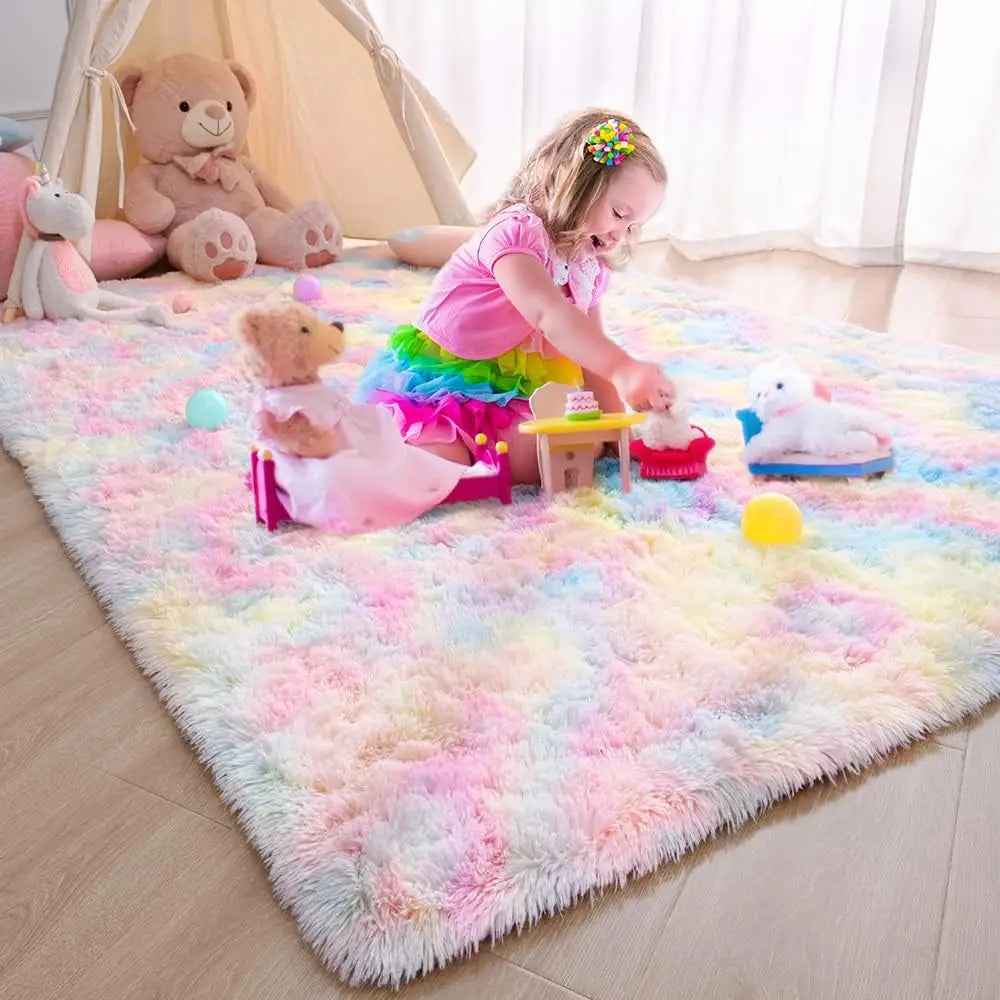 Plush Anti-Slip Rug with Thick Memory Foam Padding