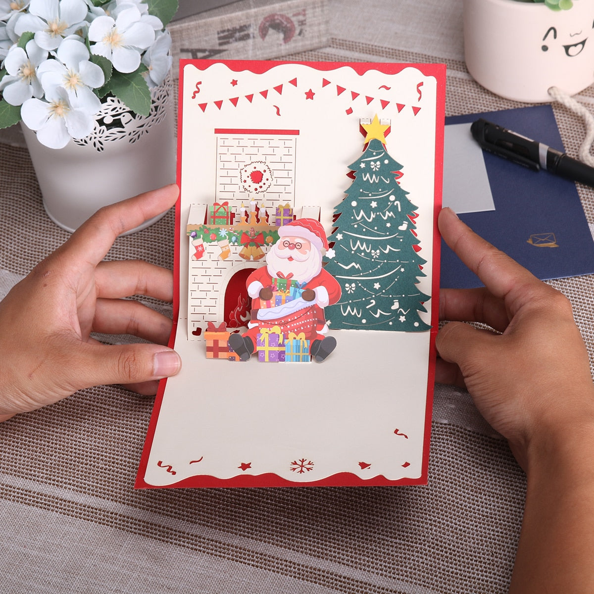 Fun 3D Christmas Pop Up Greeting Cards