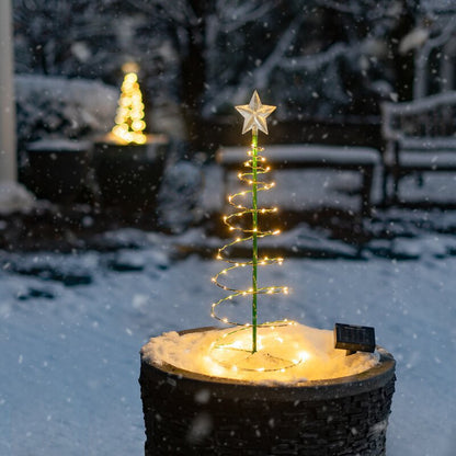 Outdoor Solar Powered Xmas Tree Lights - Fesara