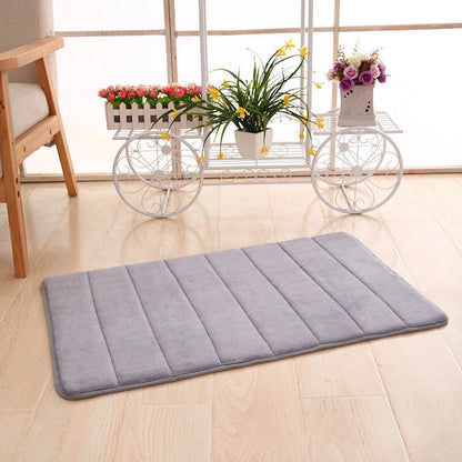 Plush Anti Slip Bathroom Floor Mat