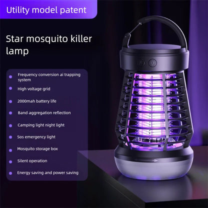 Portable Outdoor Bug Zapper Camping Lamp - Fesara