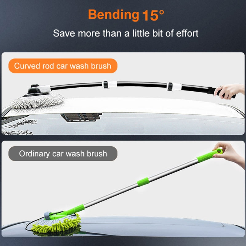 Long Reach Car Wash Brush with Extendable Handle