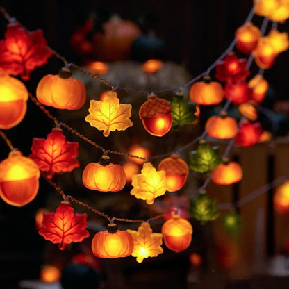 Fesara Halloween LED Fairy Lights Warm White Lanterns