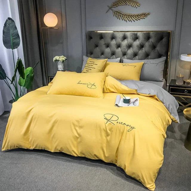 Luxurious Embroidered Duvet Cover Set
