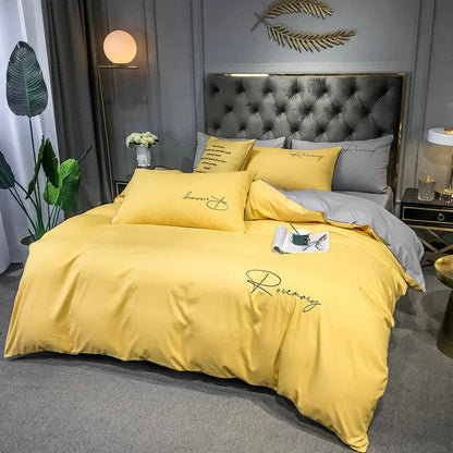Luxurious Embroidered Duvet Cover Set