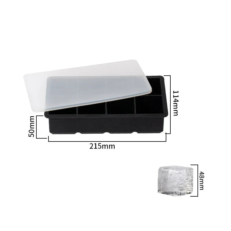Large Silicone Ice Cube Tray, BPA-Free & Easy Release