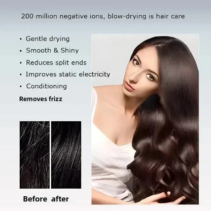 Fast Ion Hair Dryer with Advanced Temperature Control