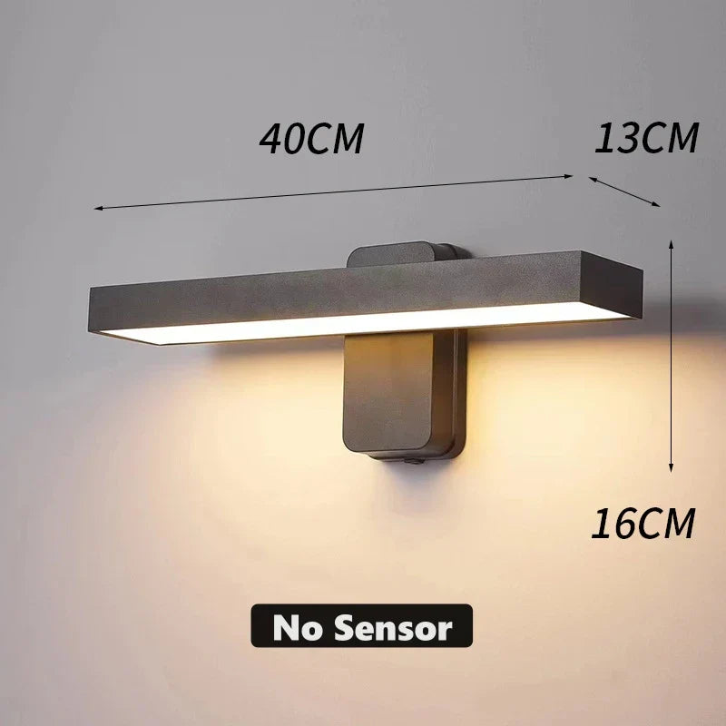 Outdoor Motion Sensor LED Wall Light Adjustable