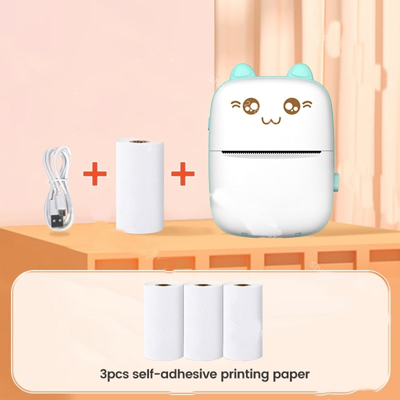 Compact Pet Thermal Bluetooth Label Printer